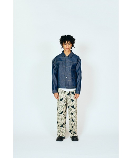 デニムジャケット gジャン PENNY’S FOREMOST ぺニーズフォアモスト / WWIIT-BACK JACKET メンズ レディースの画像