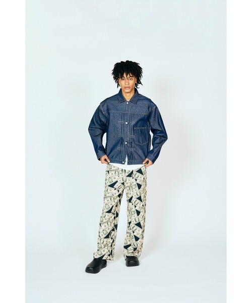 デニムジャケット gジャン PENNY’S FOREMOST ぺニーズフォアモスト / WWIIT-BACK JACKET メンズ レディースの画像
