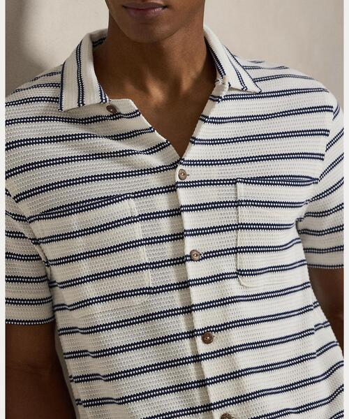 ポロ・ラルフ・ローレン ストライプポロシャツ POLO RALPH LAUREN（ポロ・ラルフローレン） ポロシャツ ストライプド