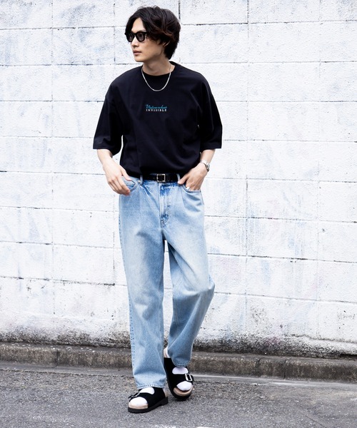 「RAGEBLUE」 デニムパンツ MEDIUM ライトブルー メンズ_画像3