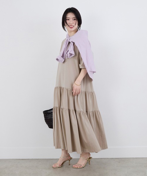 MICA&DEAL ティアードワンピ　新品タグ付き MICA&DEAL（マイカアンドディール） ワンピース ティアードカット