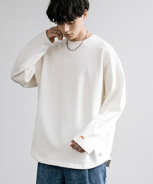 「KRIFF MAYER」 長袖Tシャツ M グレー メンズ_画像2