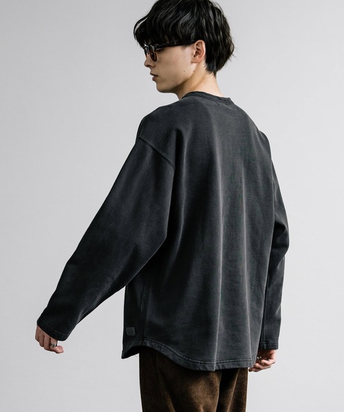 「KRIFF MAYER」 長袖Tシャツ M グレー メンズ_画像9