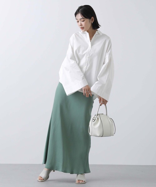 「Gready Brilliant」 「AuieF」ロングスカート 38 グリーン レディース_画像9