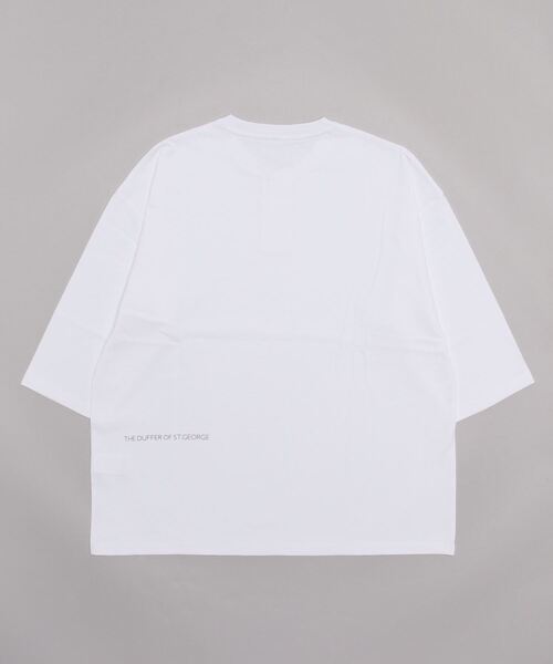 「The DUFFER of ST.GEORGE」 半袖Tシャツ MEDIUM ネイビー メンズ_画像2