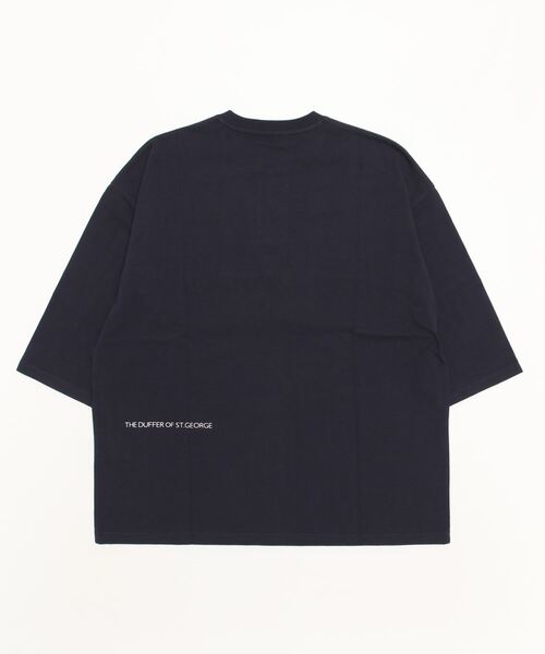 「The DUFFER of ST.GEORGE」 半袖Tシャツ MEDIUM ネイビー メンズ_画像3