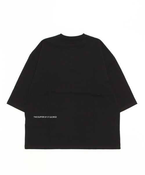 「The DUFFER of ST.GEORGE」 半袖Tシャツ MEDIUM ネイビー メンズ_画像4