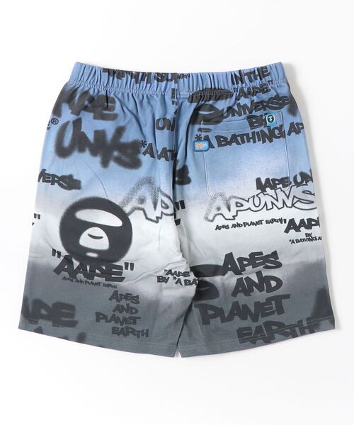 スウェットパンツ ジャージ AAPE MAIN SWEAT SHORTS メンズの画像