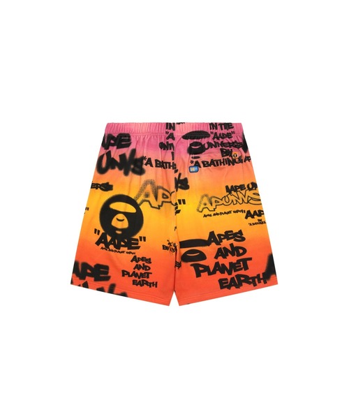スウェットパンツ ジャージ AAPE MAIN SWEAT SHORTS メンズの画像