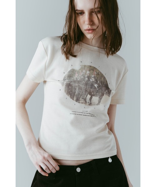 Knuth Marf（クヌースマーフ） tシャツ 半袖 studded compact tee