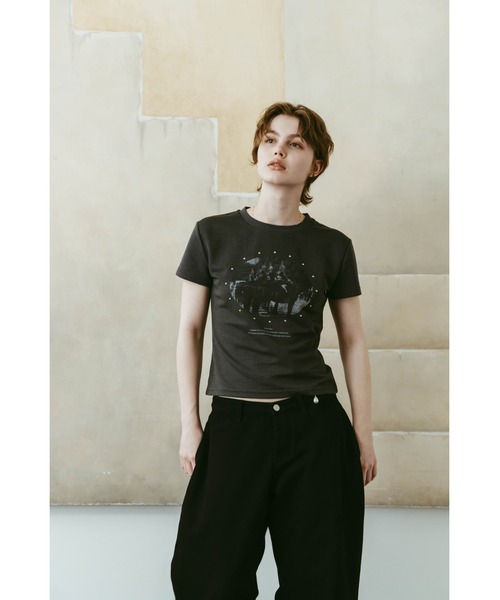 Knuth Marf（クヌースマーフ） tシャツ 半袖 studded compact tee