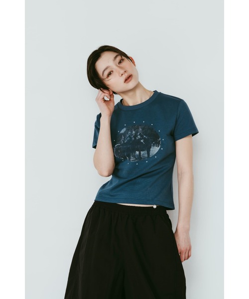 Knuth Marf（クヌースマーフ） tシャツ 半袖 studded compact tee