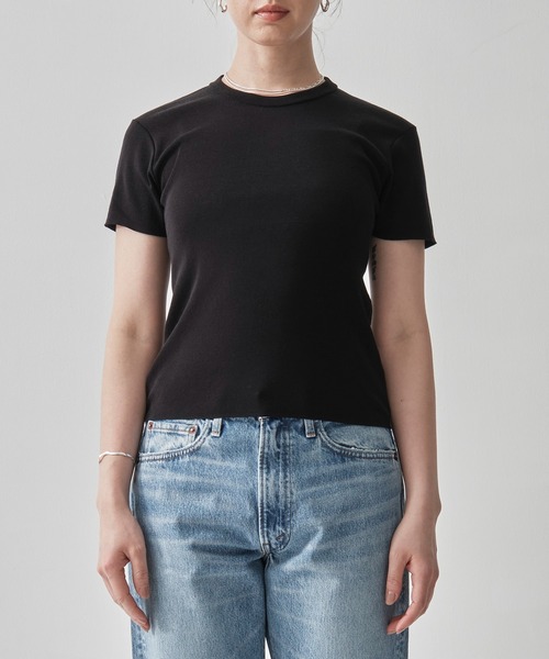 サロペット オーバーオール 「ATON/エイトン」FRESCA CIRCULAR RIB PERFECT FIT PULLOVER レディース | ATON | 12