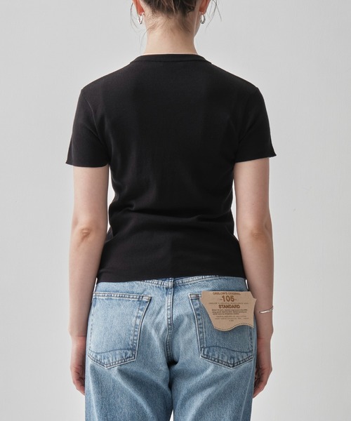 サロペット オーバーオール 「ATON/エイトン」FRESCA CIRCULAR RIB PERFECT FIT PULLOVER レディース | ATON | 14