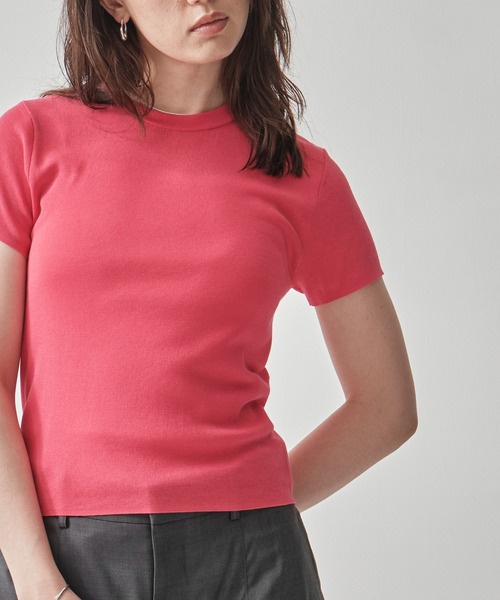 サロペット オーバーオール 「ATON/エイトン」FRESCA CIRCULAR RIB PERFECT FIT PULLOVER レディース | ATON | 16