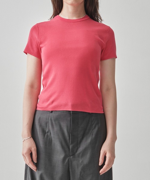 サロペット オーバーオール 「ATON/エイトン」FRESCA CIRCULAR RIB PERFECT FIT PULLOVER レディース | ATON | 19