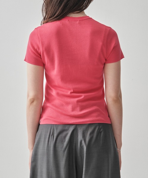 サロペット オーバーオール 「ATON/エイトン」FRESCA CIRCULAR RIB PERFECT FIT PULLOVER レディース | ATON | 21