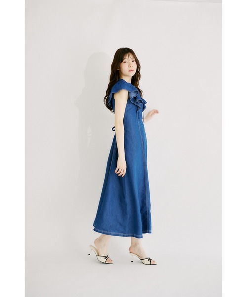 tocco closet（トッコ クローゼット） ワンピース ボウタイリボン付き