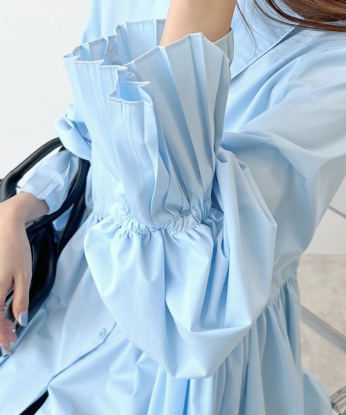 「Futier land」 長袖チュニック LARGE ライトブルー レディース_画像6
