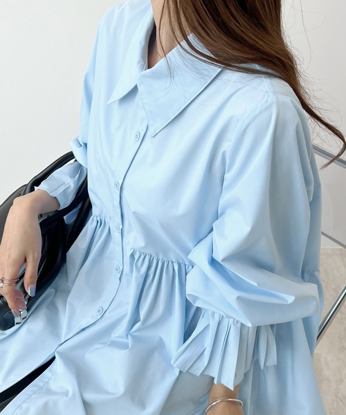 「Futier land」 長袖チュニック LARGE ライトブルー レディース_画像7