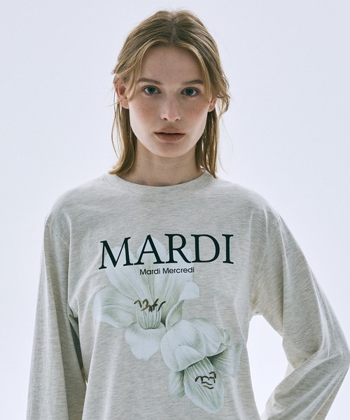 「Mardi Mercredi」 長袖カットソー FREE オートミール レディース_画像2
