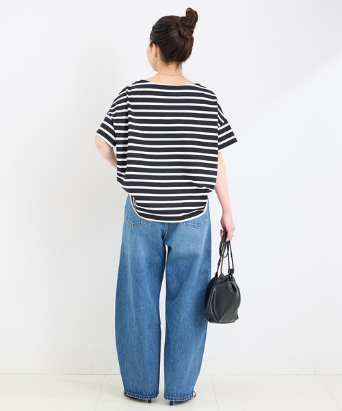 「Le Minor」 半袖カットソー FREE イエロー レディース_画像5