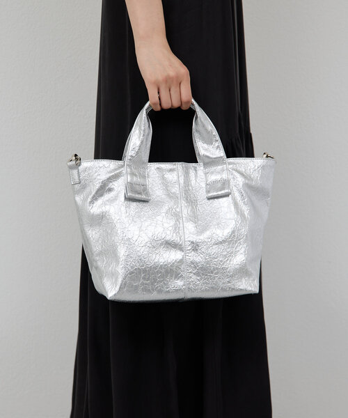「GALLARDAGALANTE」 2WAYバッグ FREE シルバー レディース_画像5