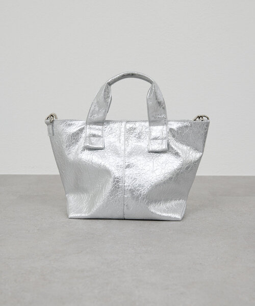 「GALLARDAGALANTE」 2WAYバッグ FREE シルバー レディース_画像7
