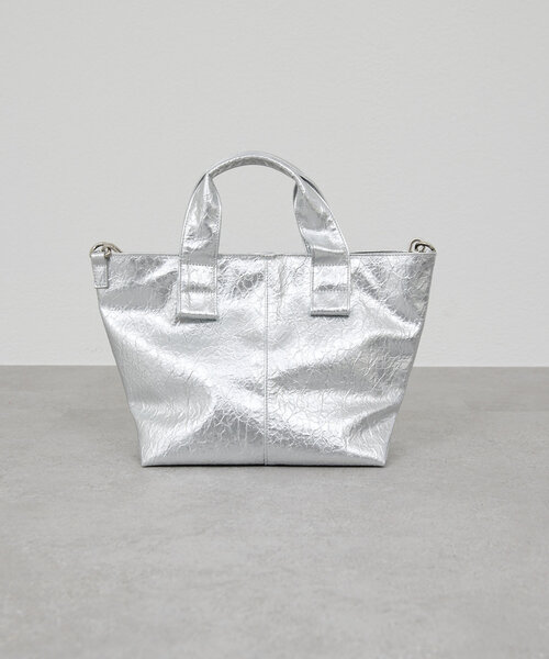 「GALLARDAGALANTE」 2WAYバッグ FREE シルバー レディース_画像9