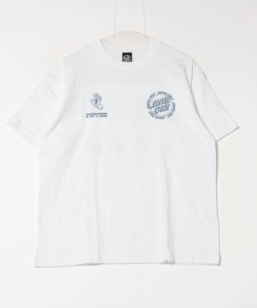 「SANTA CRUZ」 半袖Tシャツ X-LARGE ホワイト メンズ_画像2