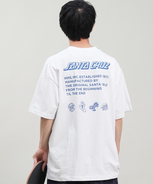 「SANTA CRUZ」 半袖Tシャツ X-LARGE ホワイト メンズ_画像3