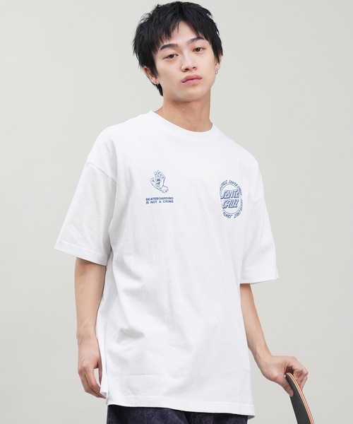 「SANTA CRUZ」 半袖Tシャツ X-LARGE ホワイト メンズ_画像5