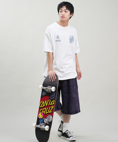 「SANTA CRUZ」 半袖Tシャツ X-LARGE ホワイト メンズ_画像6