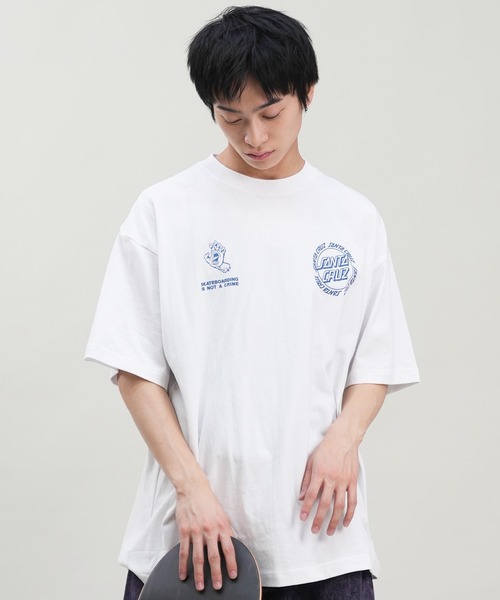 「SANTA CRUZ」 半袖Tシャツ X-LARGE ホワイト メンズ_画像7