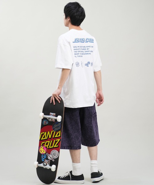 「SANTA CRUZ」 半袖Tシャツ X-LARGE ホワイト メンズ_画像9