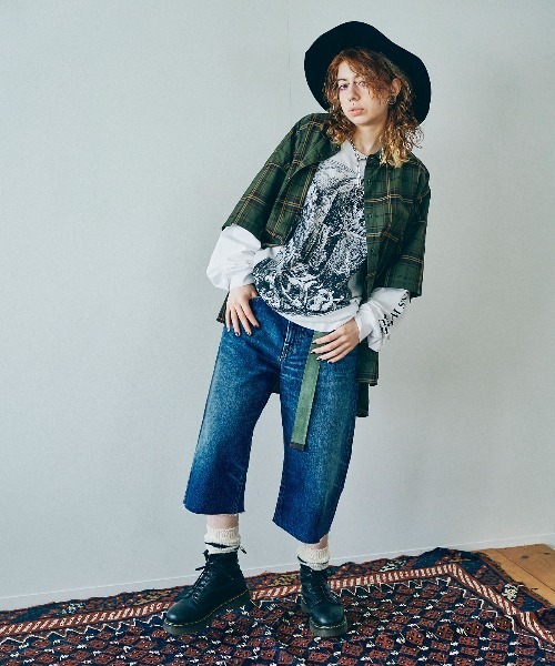 「RNA」 デニムパンツ MEDIUM ブルー レディース_画像5