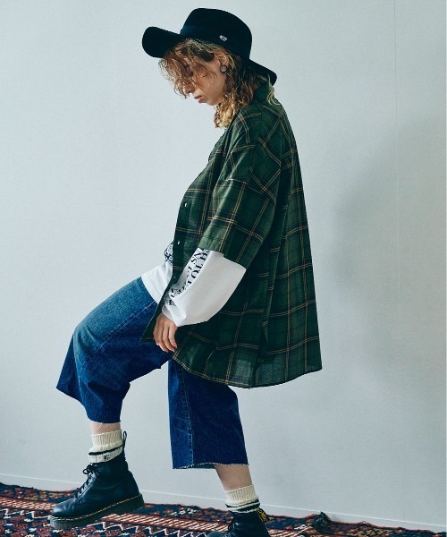 「RNA」 デニムパンツ MEDIUM ブルー レディース_画像6