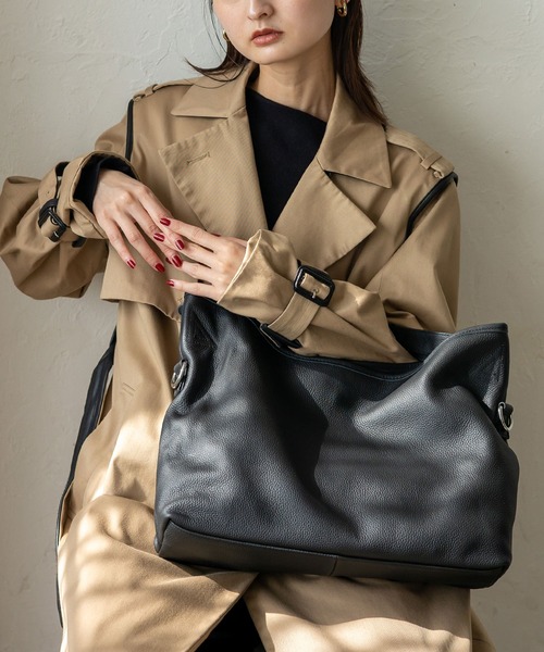 VitaFelice（ヴィータフェリーチェ） トートバッグ 革2wayスクエア