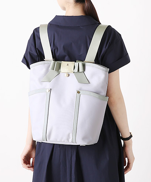 LANVIN en Bleu デイバック リュック ジュール 2wayリュックサック