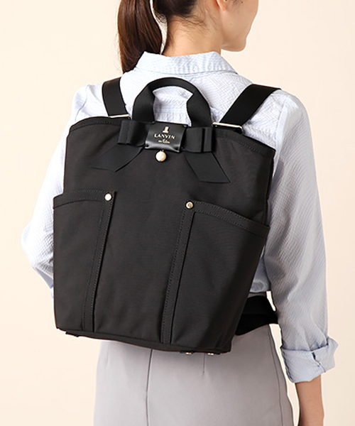 LANVIN en Bleu デイバック リュック ジュール 2wayリュックサック