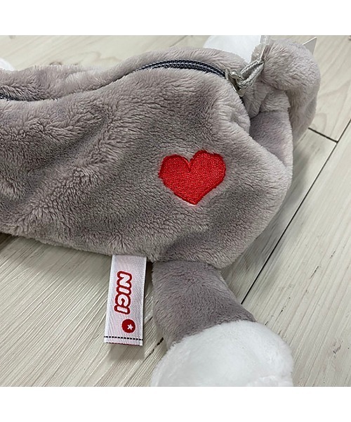 nici（ニキ） おもちゃ NICI/フィギュアポーチ グレーキャット