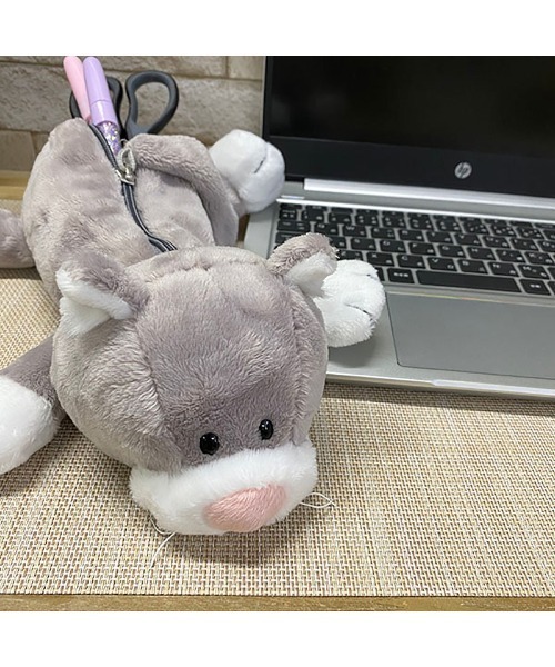 nici（ニキ） おもちゃ NICI/フィギュアポーチ グレーキャット