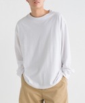 tシャツ ユニセックス 製品洗い 無地長袖Tシ...の詳細画像2