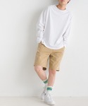tシャツ ユニセックス 製品洗い 無地長袖Tシ...の詳細画像5