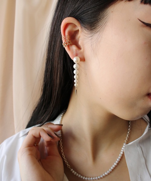 e.m. ピアス e.m. ピアス SILVER925スタッズパールピアス/レディース/メンズ