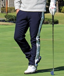 TopIsm ゴルフ 暖裏起毛サイドラインゴルフパンツ ゴルフウェア メンズ