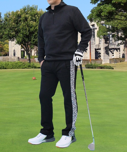 TopIsm（トップイズム） ゴルフ 暖裏起毛サイドラインゴルフパンツ