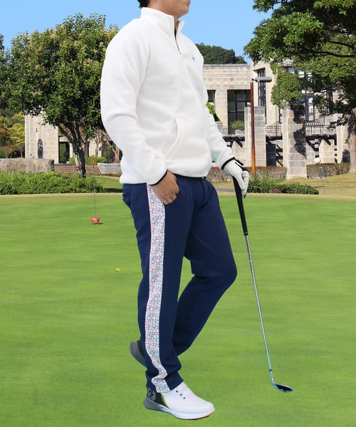 TopIsm（トップイズム） ゴルフ 暖裏起毛サイドラインゴルフパンツ