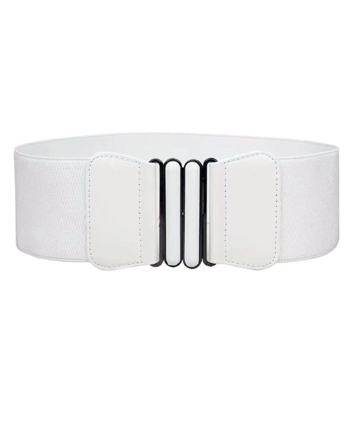 ベルト ワイドサッシュストレッチベルト レディース | florist | 01