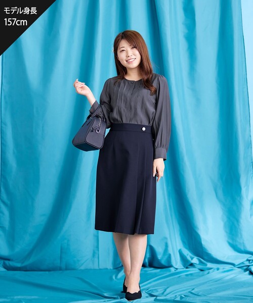 Tiaclasse スカート アシンメトリープリーツスカート : ZOZOTOWN Yahoo